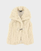 Vintage Y2k 00s Armani Exchange Faux Fur Gillet - M