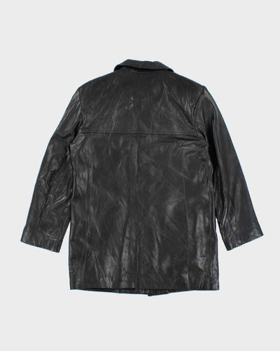 Vintage 2000's Women's Danier Button Up Leather Jacket - S