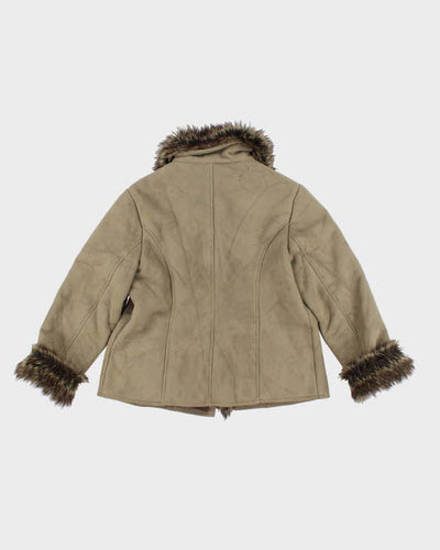Vintage Y2k 00s Jessica Faux Suede Jacket - L