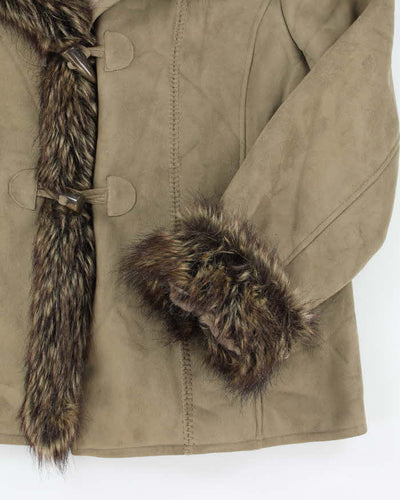 Vintage Y2k 00s Jessica Faux Suede Jacket - L