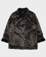 Vintage Fen.Nelli Faux Fur Coat - L