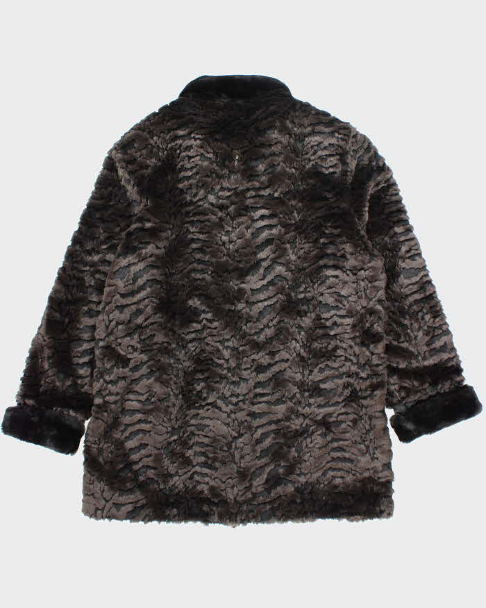 Vintage Fen.Nelli Faux Fur Coat - L