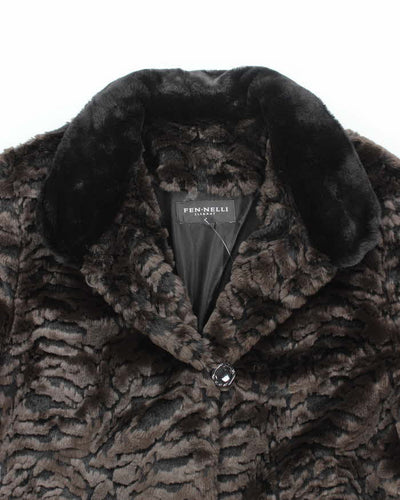 Vintage Fen.Nelli Faux Fur Coat - L