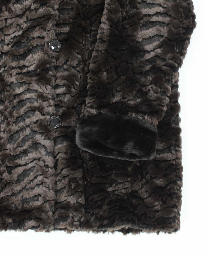 Vintage Fen.Nelli Faux Fur Coat - L