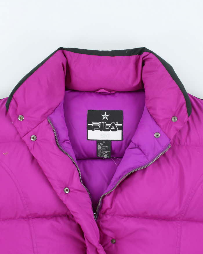 Vintage Y2k 00s Fila Down Ski Puffer Jacket - M