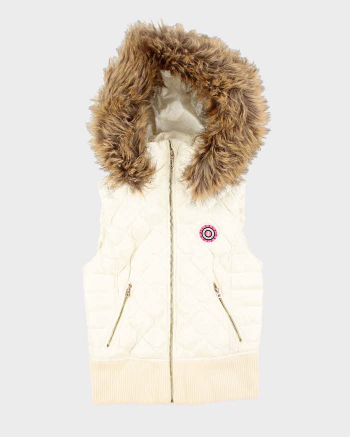 Y2k 00s Juicy Couture Down Puffer Gilet - XS