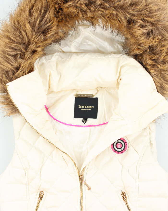Y2k 00s Juicy Couture Down Puffer Gilet - XS