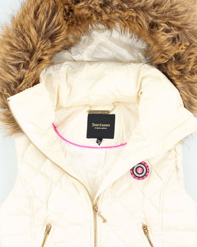 Y2k 00s Juicy Couture Down Puffer Gilet - XS