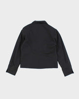 Vintage Y2K Women's French Laundry Zip Up Harrington Jacket - M