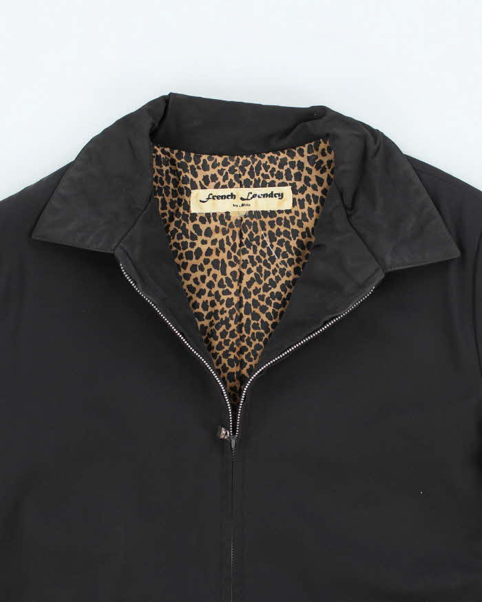 Vintage Y2K Women's French Laundry Zip Up Harrington Jacket - M