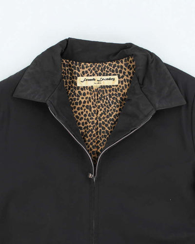 Vintage Y2K Women's French Laundry Zip Up Harrington Jacket - M