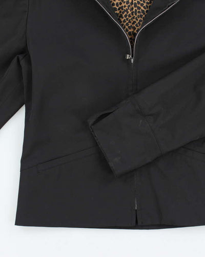 Vintage Y2K Women's French Laundry Zip Up Harrington Jacket - M