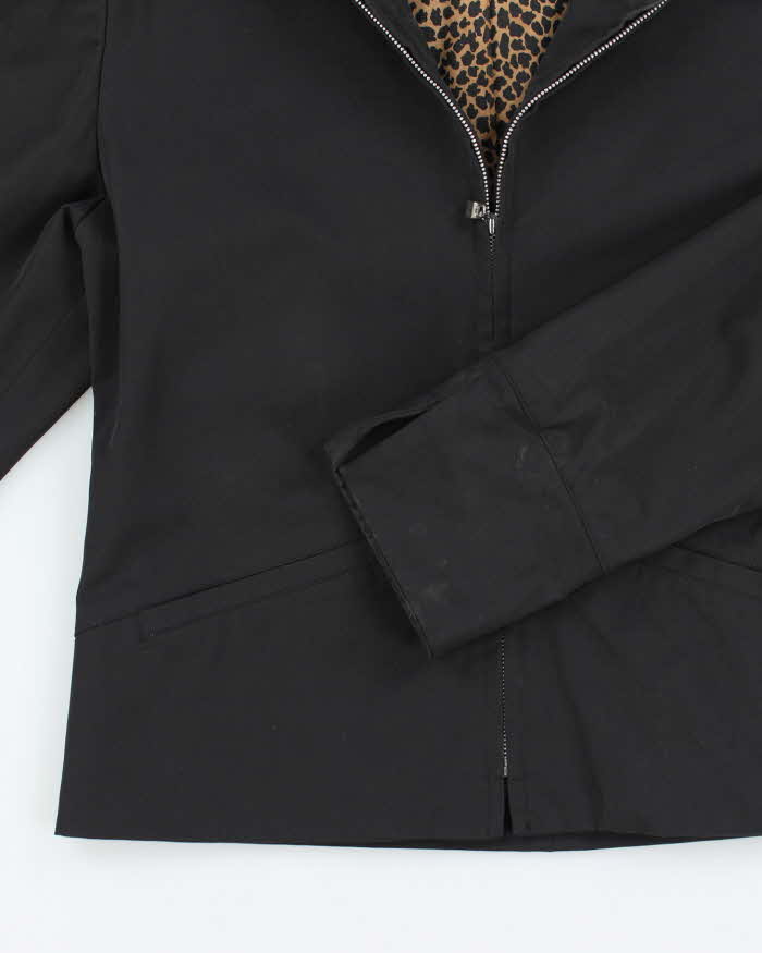 Vintage Y2K Women's French Laundry Zip Up Harrington Jacket - M