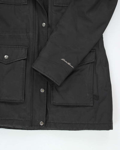 Eddie Bauer Black Hooded Coat - S