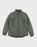 Eddie Bauer Green Lightweight Quilted Jacket - L