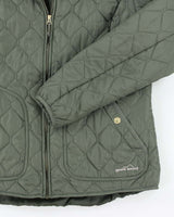 Eddie Bauer Green Lightweight Quilted Jacket - L