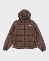 The North Face Brown Lightweight Puffer Jacket - M