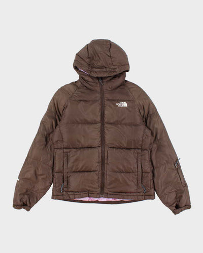 The North Face Brown Lightweight Puffer Jacket - M