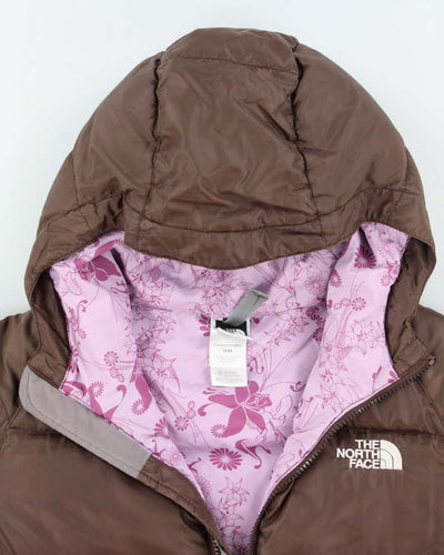 The North Face Brown Lightweight Puffer Jacket - M