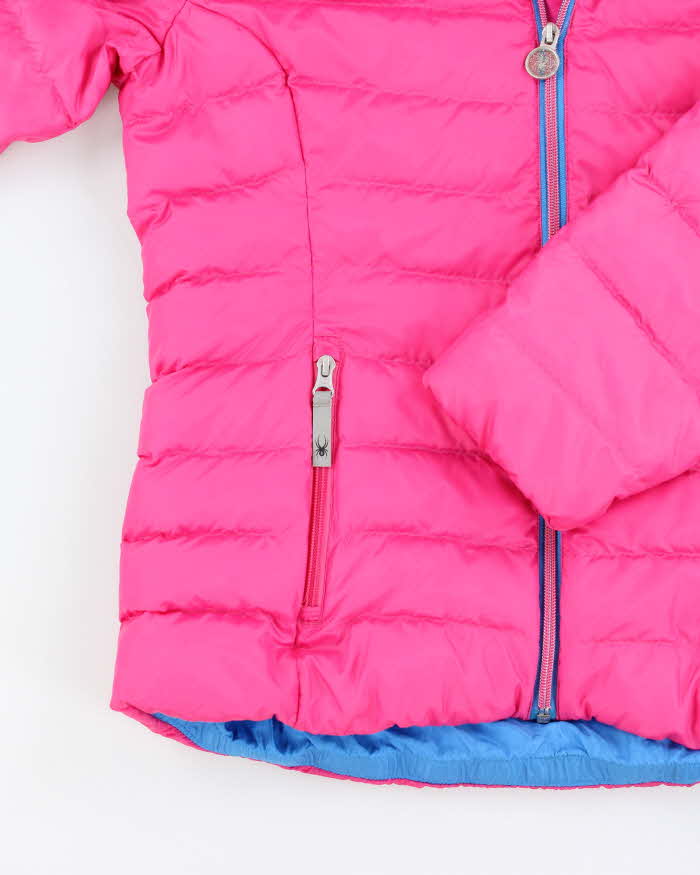 Y2k 00s Spyder Pink Puffer Jacket - S