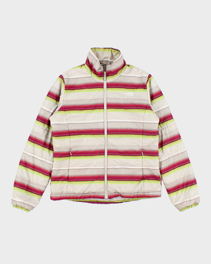 Vintage 2000's The North Face Striped Lightweight Puffer Jacket - M
