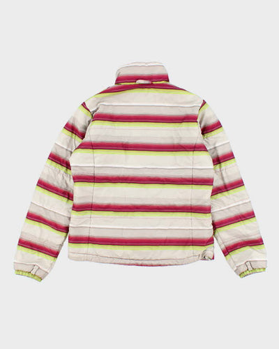 Vintage 2000's The North Face Striped Lightweight Puffer Jacket - M