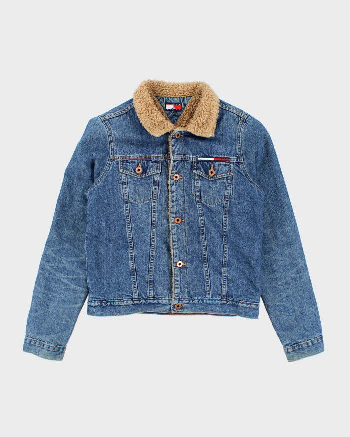 Vintage Tommy Hilfiger Lined Denim Jacket - M