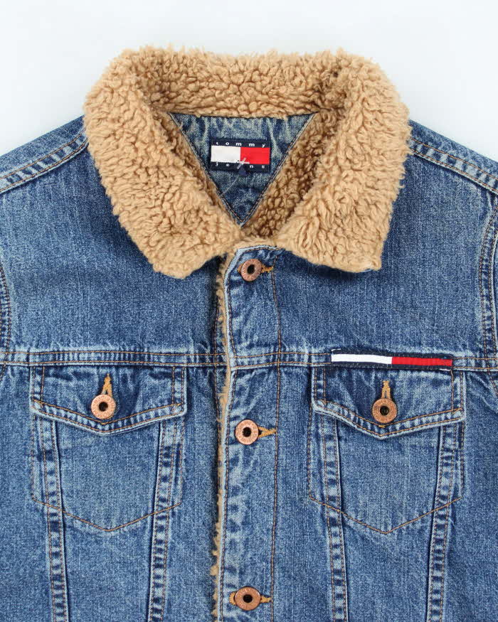 Vintage Tommy Hilfiger Lined Denim Jacket - M