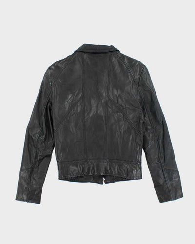 Vintage 90s Neto Black Leather Jacket - S