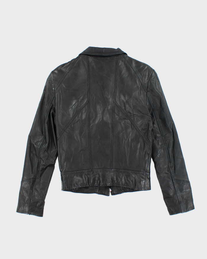 Vintage 90s Neto Black Leather Jacket - S