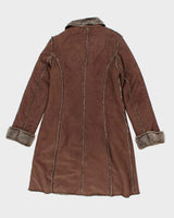 Vintage Y2k 00s Le Chateau Faux Suede Jacket - M