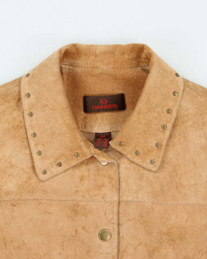 Vintage Danier Studded Suede Jacket - S