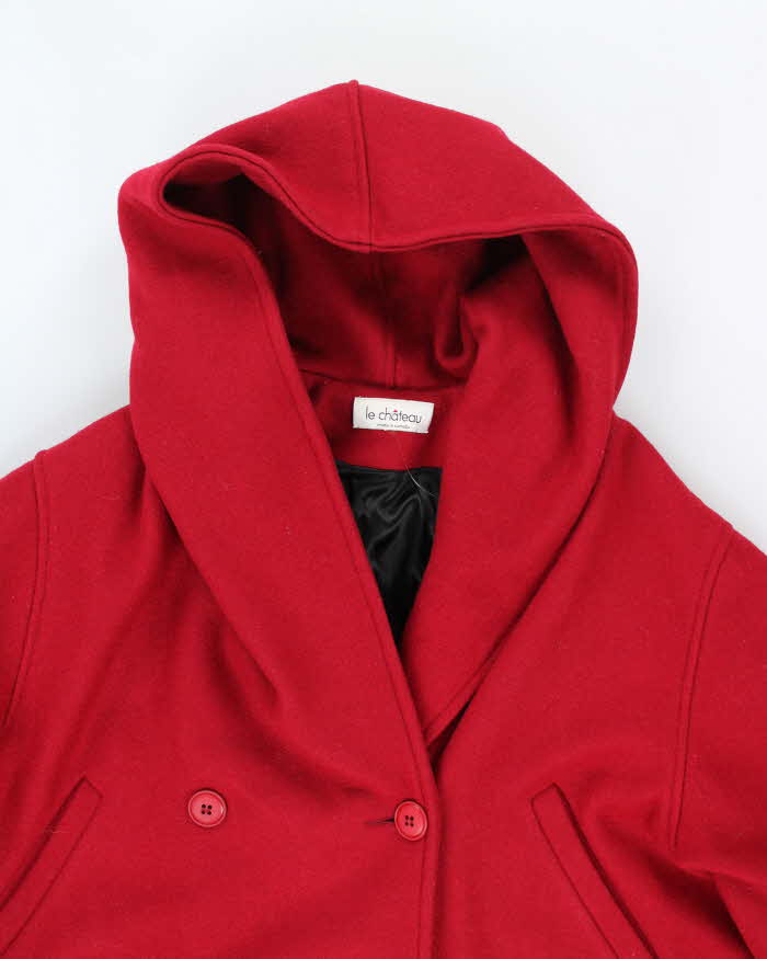 Vintage Y2k 00s Le Chateau Wool Blend Coat - XXXL