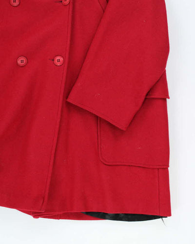 Vintage Y2k 00s Le Chateau Wool Blend Coat - XXXL
