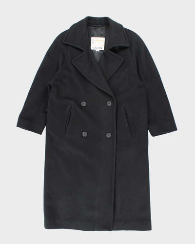 Vintage London Fog Black Wool Coat - XL