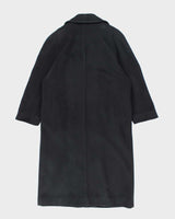 Vintage London Fog Black Wool Coat - XL