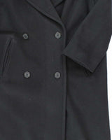 Vintage London Fog Black Wool Coat - XL