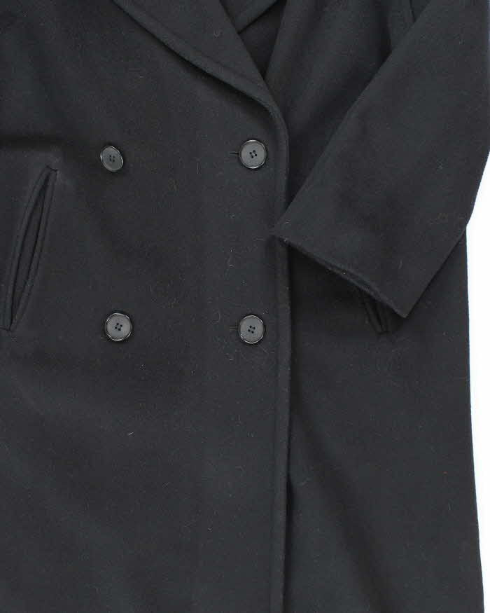 Vintage London Fog Black Wool Coat - XL