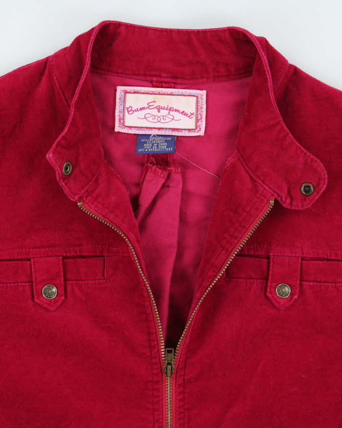 Vintage Y2k 00s Bum Equipment Velvet Jacket - M