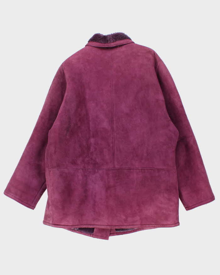 Vintage Hide Society Purple Suede Coat - XXXL