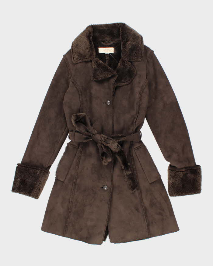 Vintage Costa Blanca Faux Suede Coat - XS