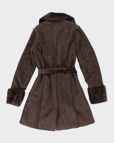 Vintage Costa Blanca Faux Suede Coat - XS
