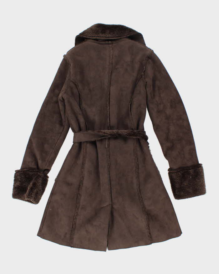Vintage Costa Blanca Faux Suede Coat - XS