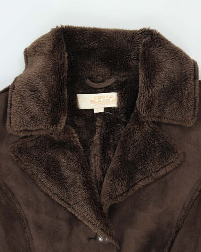 Vintage Costa Blanca Faux Suede Coat - XS