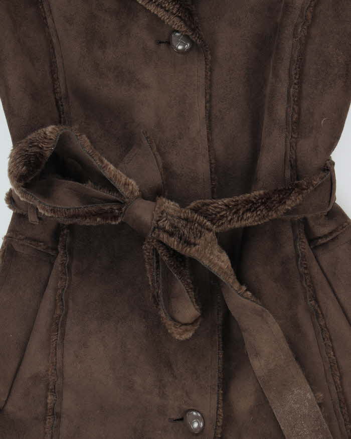 Vintage Costa Blanca Faux Suede Coat - XS