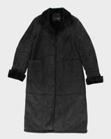 Vintage Y2k 00s Utex Faux Suede Coat - S