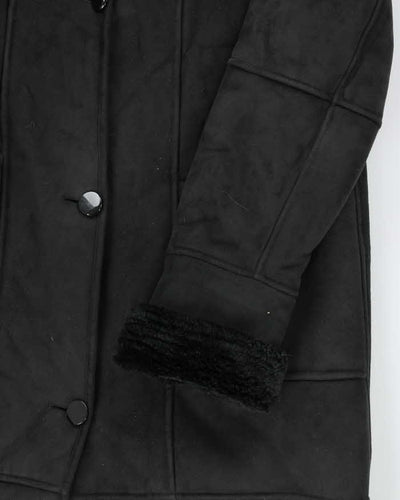Vintage Y2k 00s Utex Faux Suede Coat - S