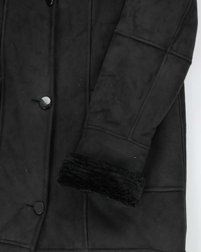 Vintage Y2k 00s Utex Faux Suede Coat - S