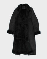 Vintage Y2k 00s Utex Faux Suede Coat - S
