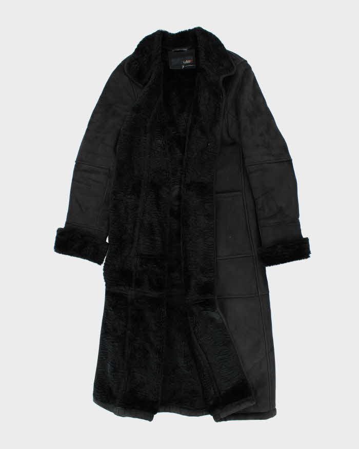 Vintage Y2k 00s Utex Faux Suede Coat - S